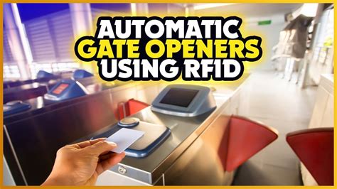 rfid key fob gate opener|rfid disadvantages for gate control.